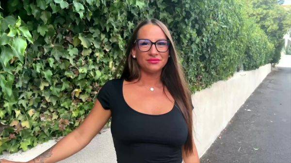 French Glasses Girl Mila and her HUGE TITS come back in front of the camera - txxx.com - France on poweredporn.com