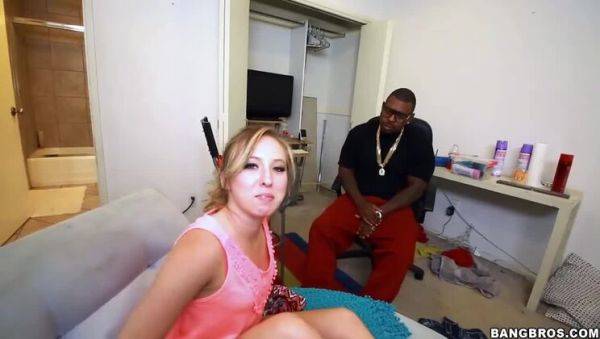 Blonde Amateur Sofie Carter and Rico Strong in Interracial Encounter - xxxfiles.com on poweredporn.com