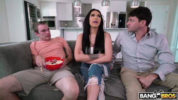 MJ Fresh's Fantastic Big Tits Scene - New! Featuring a Threesome, Big Ass, and Facial - xxxfiles.com on poweredporn.com