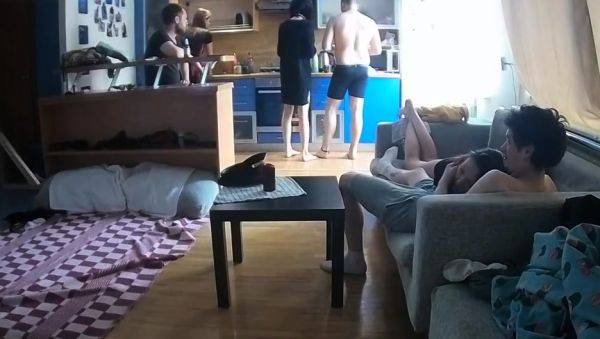 Japanese group sex with pussy licking and fucking - drtuber.com - Japan on poweredporn.com