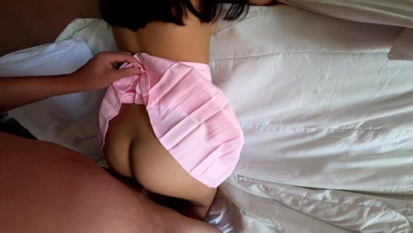 Asian School Girls Soft Warm Ass After School - Pink Underskirt Pov - hclips.com on poweredporn.com