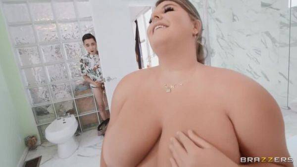 Big-Titted Brunette's Underwater Hand Job Leads to Facial - xxxfiles.com on poweredporn.com