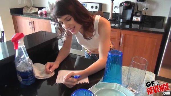 Alice Andrea: Amateur Brunette in Lacy Lingerie - veryfreeporn.com on poweredporn.com