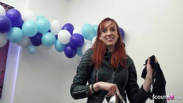 Skinny Freckled Redhead French Wife Luna Thurman Pickup For Casting Fuck - videomanysex.com - France on poweredporn.com