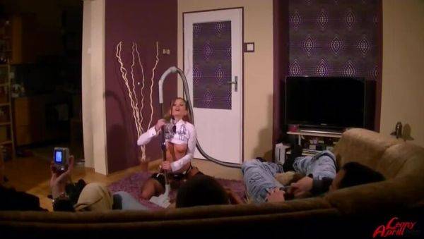 Bukkake with Bangin' Saleswoman Leony Aprill! - xxxfiles.com on poweredporn.com