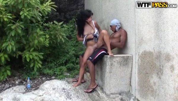 Bella Margo & Eric: Thailand Getaway - Day 8: Outdoor Farewell, Pt. 2 (Big Cock, POV, Brunette) - xxxfiles.com - Thailand on poweredporn.com