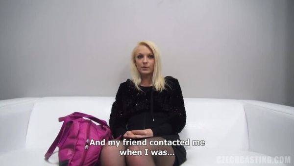 Blonde Lucie's Alluring Audition - xxxfiles.com - Czech Republic on poweredporn.com