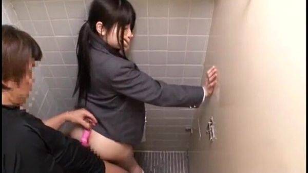 Licking the tits and putting the vibrator in the anus and creampie - senzuri.tube on poweredporn.com