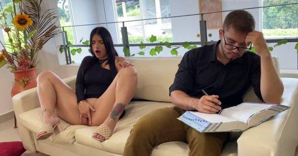 A chick seduced a teacher for hot sex. - anysex.com - Colombia on poweredporn.com