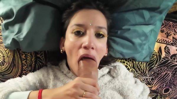 Skinny Girl With Fat Ass Swallows Cum Of The Big Cock Man With Bushy Moustache - hclips.com on poweredporn.com