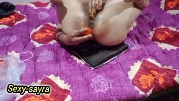 Sexy Bhabhi S Hard Tomato Anal - desi-porntube.com - India on poweredporn.com