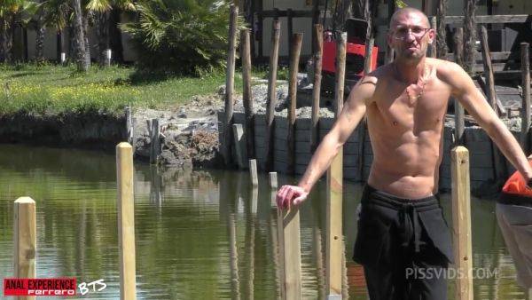 BTS of the scene: (WET) Betty gets a hard anal fuck and pee from a worker. Anal Fisting, Pee, 100% Hard - PissVids - hotmovs.com on poweredporn.com