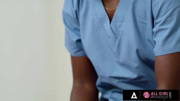 ALL GIRL MASSAGE - Naughty Masseuse Ana Foxxx Enjoys Her Favorite Client's Pussy SPANISH SUBTITLES - hotmovs.com - Spain on poweredporn.com