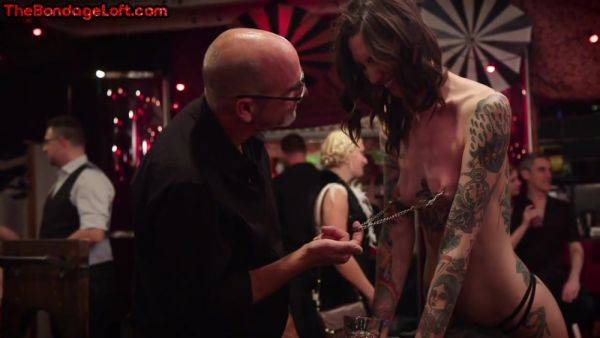 Black anal sub fucked in public group sex in voyeur session - hotmovs.com on poweredporn.com