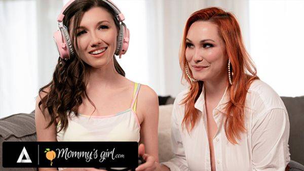 Step mommy'S GIRL - Stacked MILF Taylor Gunner Wants Gamer Stepdaughter Maya Woulfe To Have New Hobbies - txxx.com on poweredporn.com