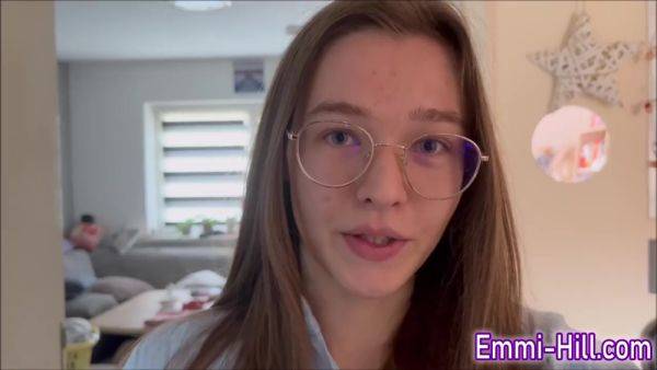 VLOG Really young German babe Emmi Hill jerks off on the picnic - anysex.com - Germany on poweredporn.com