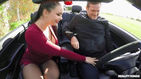 Sofia Rae's Hairy Brunette Stockings - porntry.com on poweredporn.com