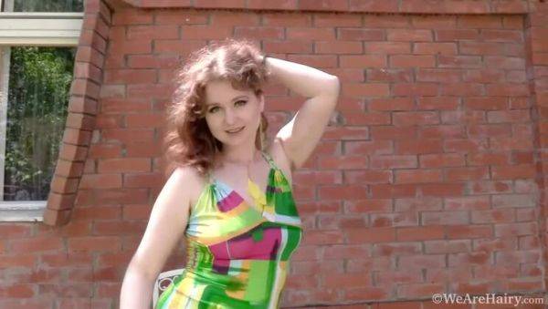 Bazhena's Outdoor Nude Fun with Big Tits and Hairy - porntry.com on poweredporn.com