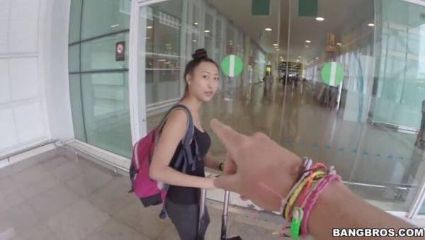 Large-breasted Asian Babe Sharon Lee's Public Encounter - porntry.com on poweredporn.com