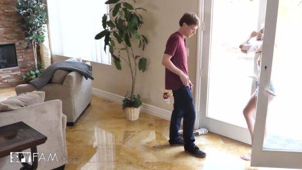 Step Sis Hime Marie: Naughty Blonde Caught Sneaking, Gives Handjob & Takes Brother's Load - xxxfiles.com on poweredporn.com