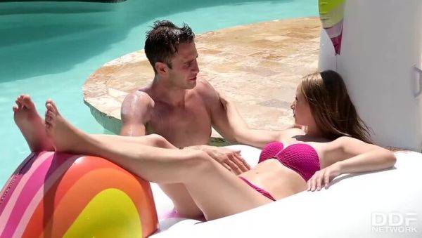 Young Lady Bug: Intense Poolside Boy-Girl Encounter - Hardcore, Gangbang, Foot Fetish, and Deepthroat Action - xxxfiles.com - Czech Republic on poweredporn.com