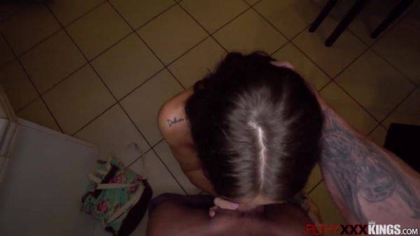 Big tits latina stepsis sucking stepbro while bf is away - hotmovs.com on poweredporn.com