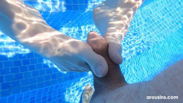 Spicy girl plays with cock in the swimming pool and shares the best scenes - xbabe.com on poweredporn.com