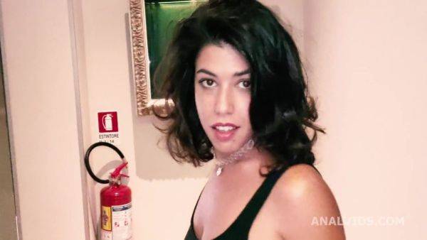 Italian slut Alessia di Pesaro roughed up & DAP'ed by Luca and Omar OTS014 - AnalVids - hotmovs.com - Italy on poweredporn.com