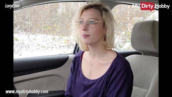 My Dirty Hobby - Gorgeous blonde plays with her pussy in public - videohdzog.com - Germany on poweredporn.com