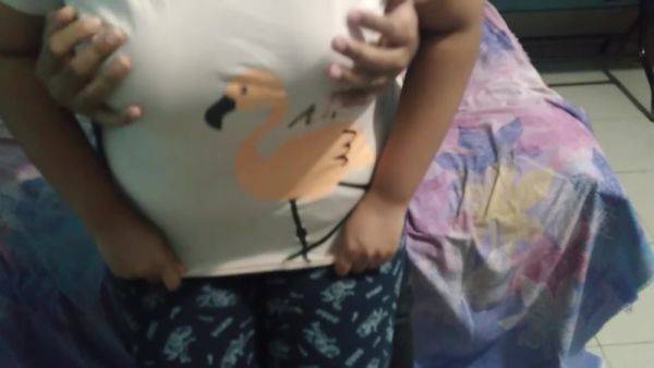 Bbw Big Ass & Huge Boobs Hot Stepsister Gets Horny And Bed Share With Stepbrother - Blowjob & Huge Fuck - desi-porntube.com - India on poweredporn.com