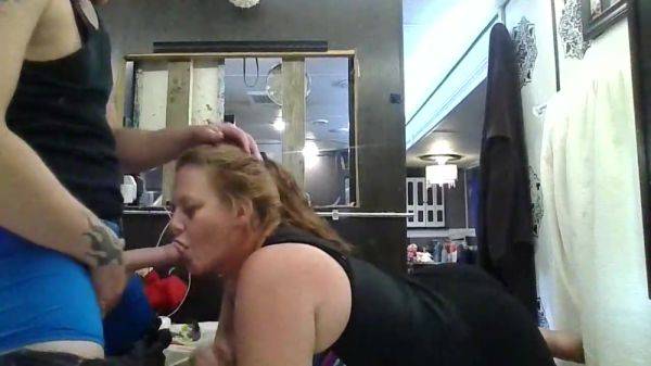 A Sexy Bbw Neighbor Gives Me A Blowjob - hclips.com on poweredporn.com