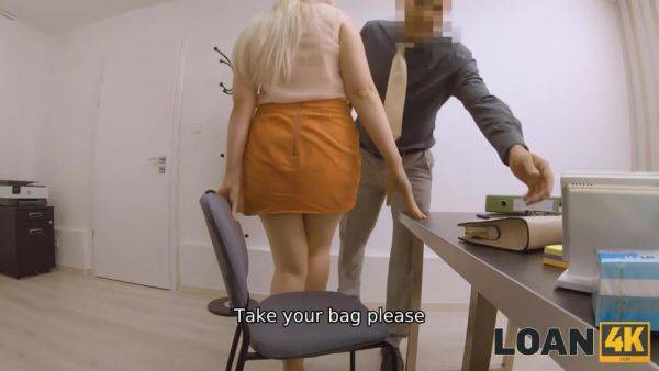 LOAN4K. Sexy waitress involved into sexual affair with handsome creditor - hotmovs.com on poweredporn.com