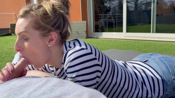 I Give Him A Little Blowjob In The Sun To Swallow My Dose Of Cum - hclips.com on poweredporn.com