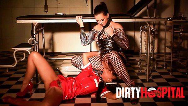 Fill me Up, Doc! Eve Angel & Black Angelika for DirtyHospital - txxx.com on poweredporn.com