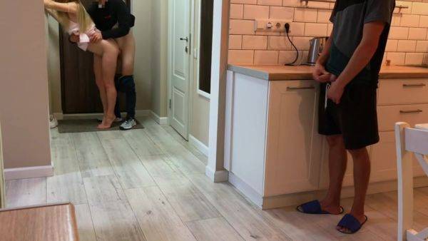 Luvgaru - Delivery Man Cum On Tits While My Husband Watching - Luvgaru - upornia.com on poweredporn.com