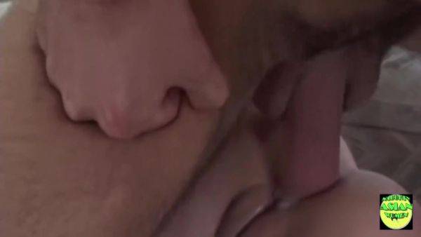 Dirty Talking Blonde Swallows His Cock In Hopes Of Having Her Ass Creampied - Roxy Jezel - hotmovs.com on poweredporn.com