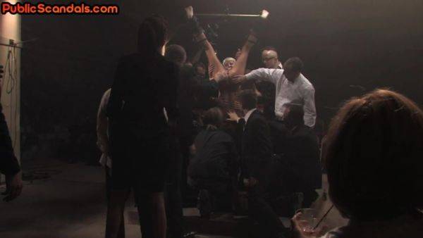 Public BDSM slut throat and pussyfucked for perv voyeurs - txxx.com on poweredporn.com