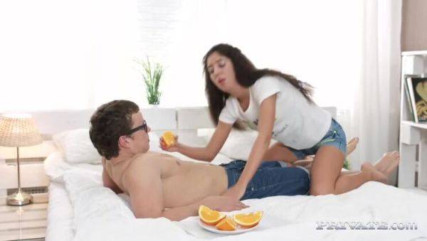 Adorable Teen Katty West Fulfilled with a Cum-Filled Pie - xxxfiles.com - Russia on poweredporn.com