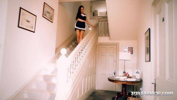 Naughty Maid Tina Kay Gets a Mouthful of Cum - porntry.com on poweredporn.com