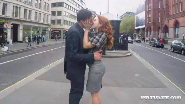 Sexy Red Head Amarna Miller Gets Cum on her Hairy Pussy - porntry.com on poweredporn.com