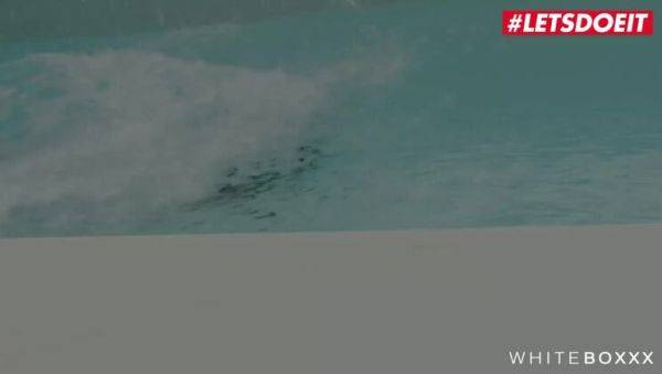 WHITEBOXXX - (Sheila Ortega, Christian Clay) - Big Fake Tits Trophy Wife Has Sensual Pool Side Sex With Her Husband - veryfreeporn.com on poweredporn.com