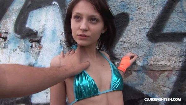 Teen slut fucked in public - porntry.com on poweredporn.com