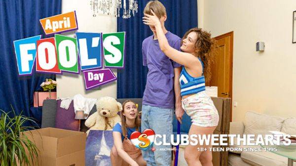 April Fool’s Threesome Prank by ClubSweethearts - txxx.com on poweredporn.com