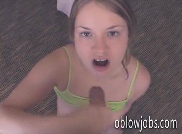 Brunette teen 18+ Tatiana Kush Blows A Black Cock - Oblowjobs - hotmovs.com on poweredporn.com