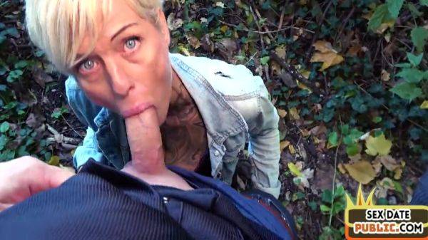 Real Outdoor Blowjob With Amateur Slut With Pixie Cut - txxx.com on poweredporn.com