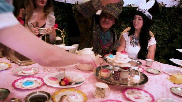 Victor eats a cookie which makes his cock grow long and hard - drtuber.com on poweredporn.com