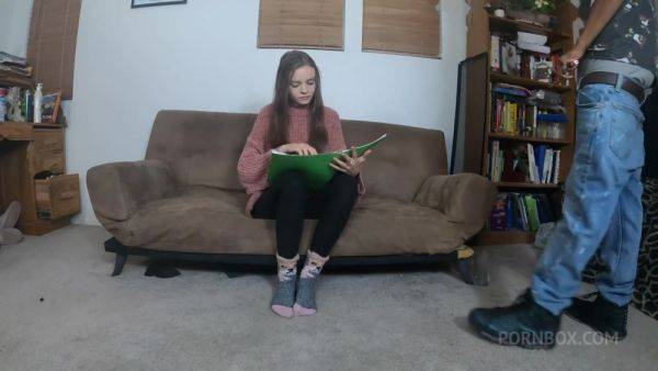 Got pissed On While Trying To Work! (Jessae Rosae x Savory Step father) - PissVids - hotmovs.com on poweredporn.com