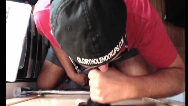 Black cock lover barebacked in gloryhole - drtuber.com on poweredporn.com