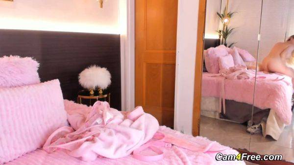 Hot Blonde Babe Playing With Her Clit With Her Fingers - sunporno.com on poweredporn.com