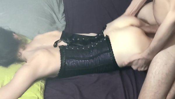 Wife Chokes On Cock Gets Fucked Nicely And Ends With Her Solo Play! (warning Squeaky Bed ) - hclips.com on poweredporn.com